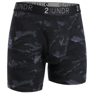 Swing Shift Boxer Brief - Black Storm