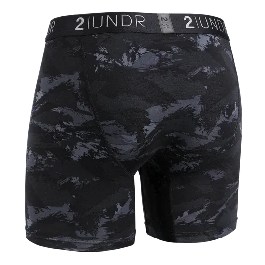 Swing Shift Boxer Brief - Black Storm