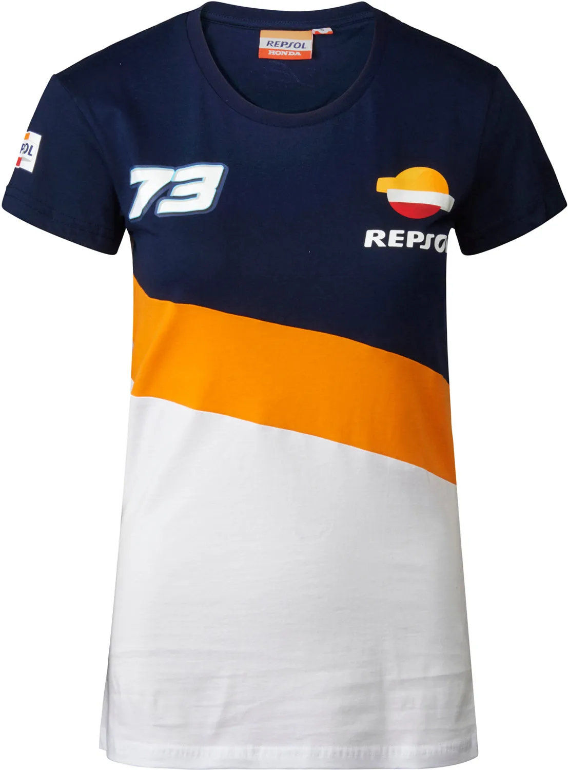 T-SHIRT Repsol Honda Tee Bike Ladies MotoGP Alex Marquez 73 Motorcycle NEW! M
