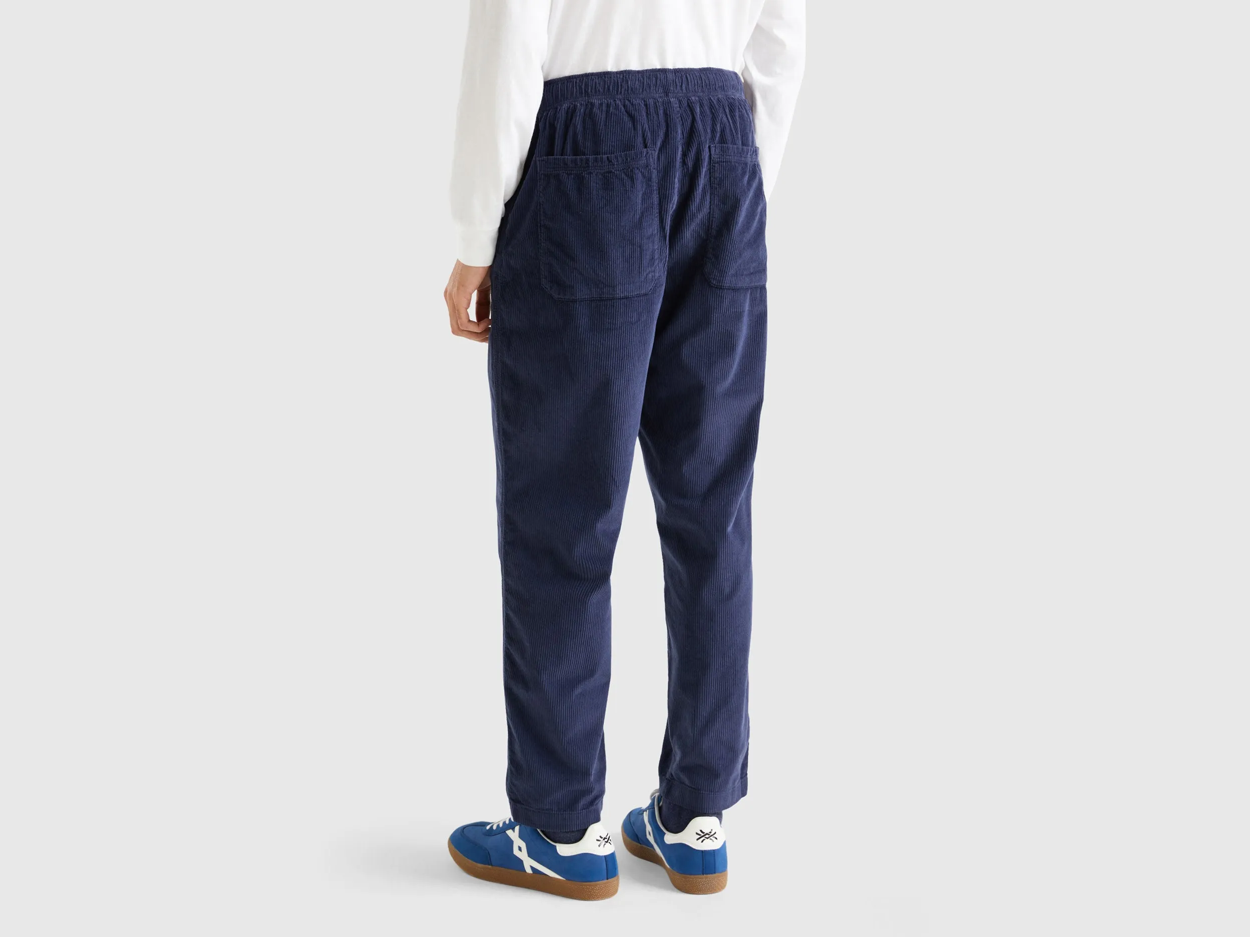Textured Straight Fit Trousers