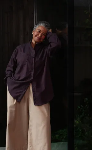 The Historian - Wayward Fit Tunic - Cotton Cashmere Flannel