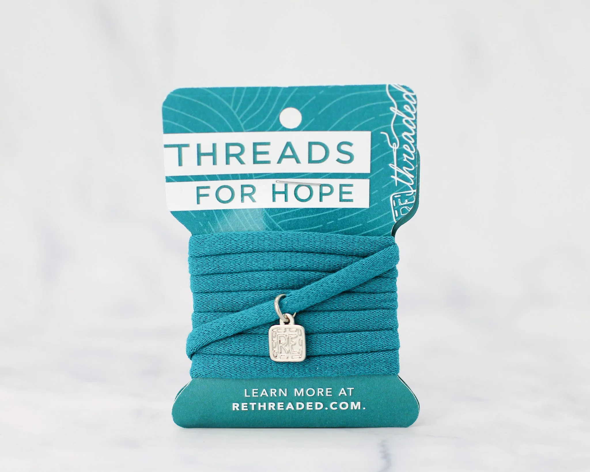 Threads for Hope Bracelet / Teal