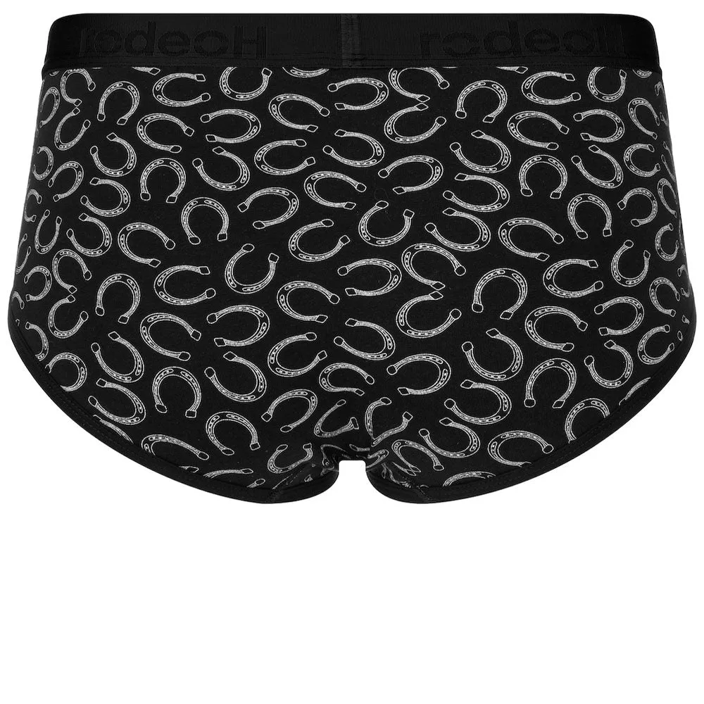 Top Loading Brief Packer Underwear - Lucky Horseshoes