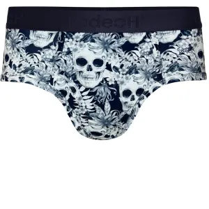 Top Loading Brief Packer Underwear - Midnight Skulls