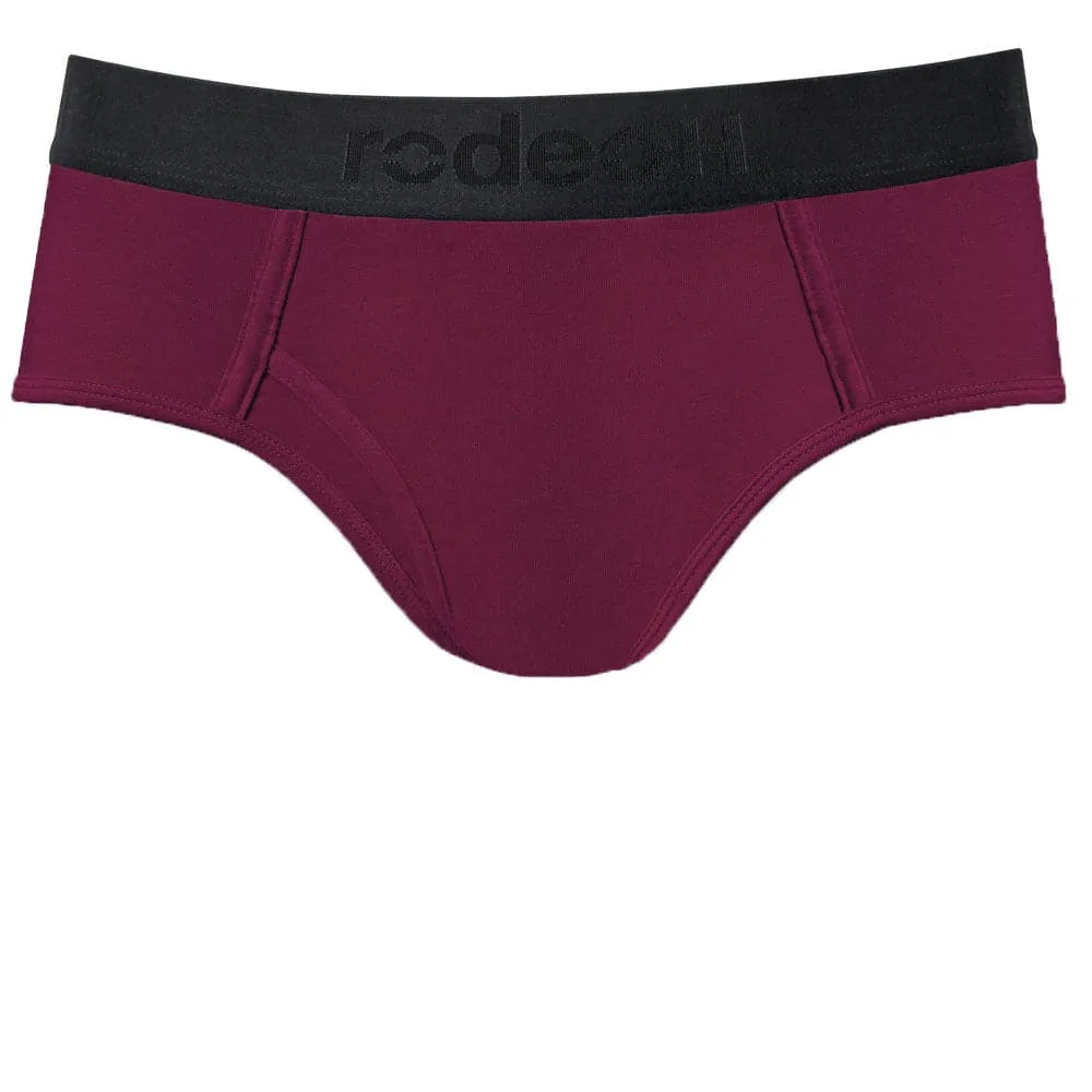 Top Loading Brief Packing Underwear - Claret