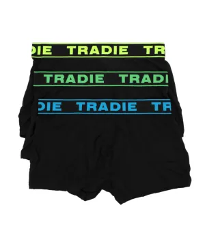 Tradie Mens 3PK Bamboo Fitted Trunk