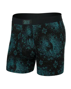 Ultra Boxer Brief - Deer Damask-Black