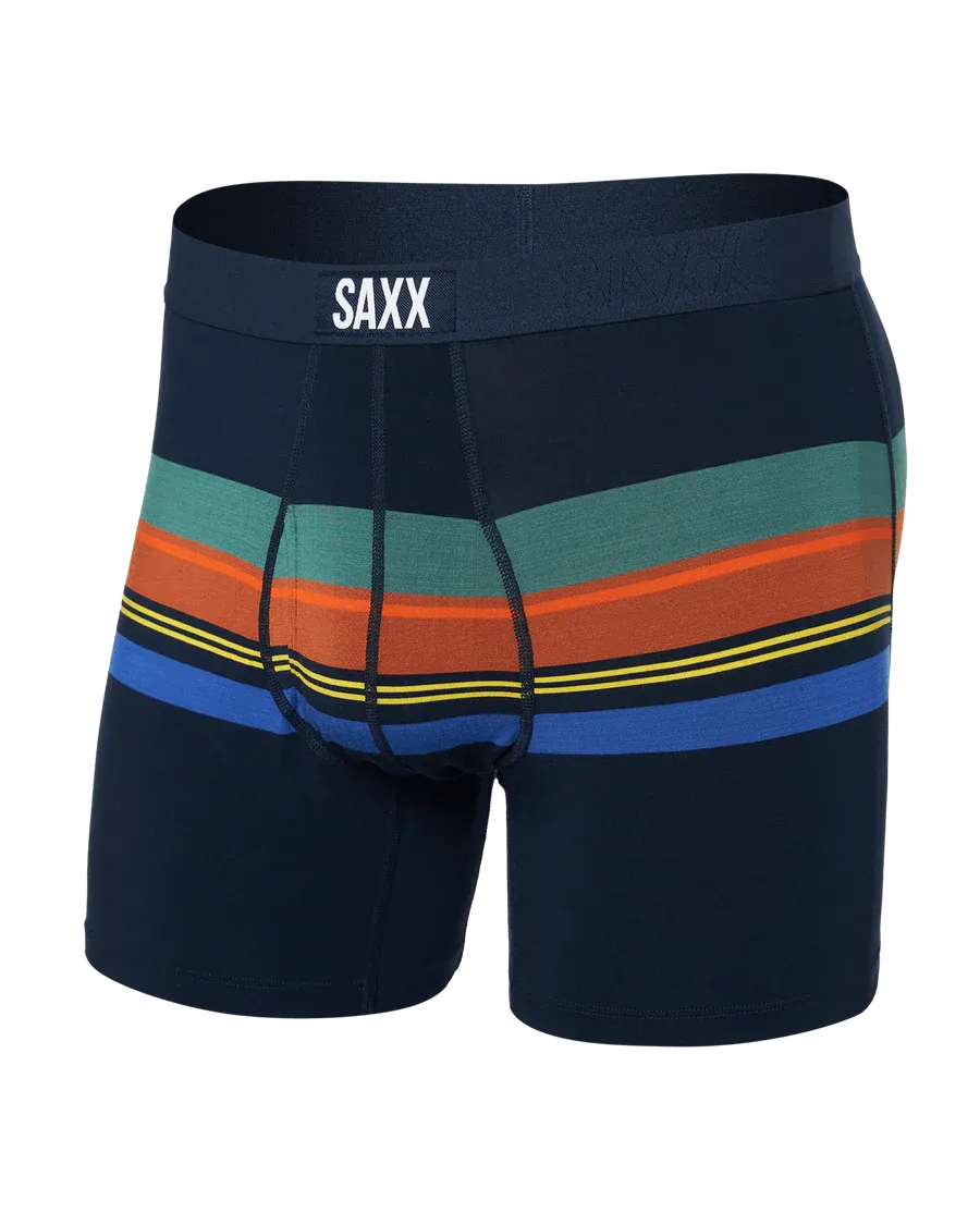 Ultra Boxer Brief - League Stripe-Navy