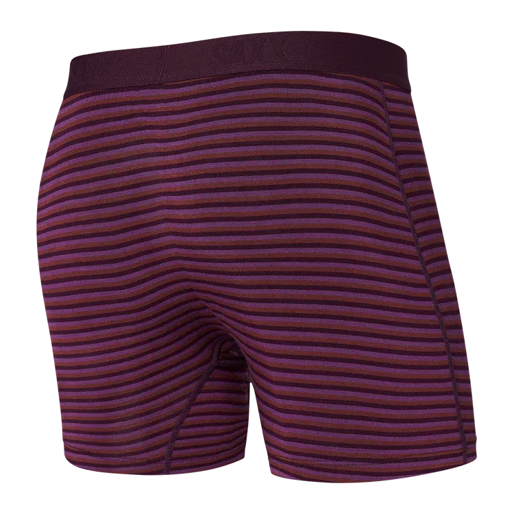 Ultra Boxer Brief - Micro Stripe Plum