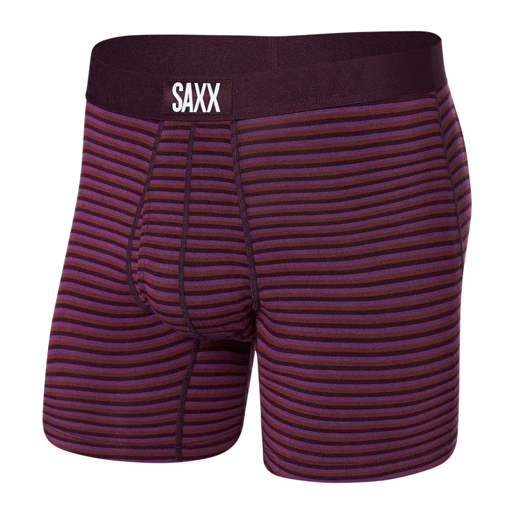 Ultra Boxer Brief - Micro Stripe Plum