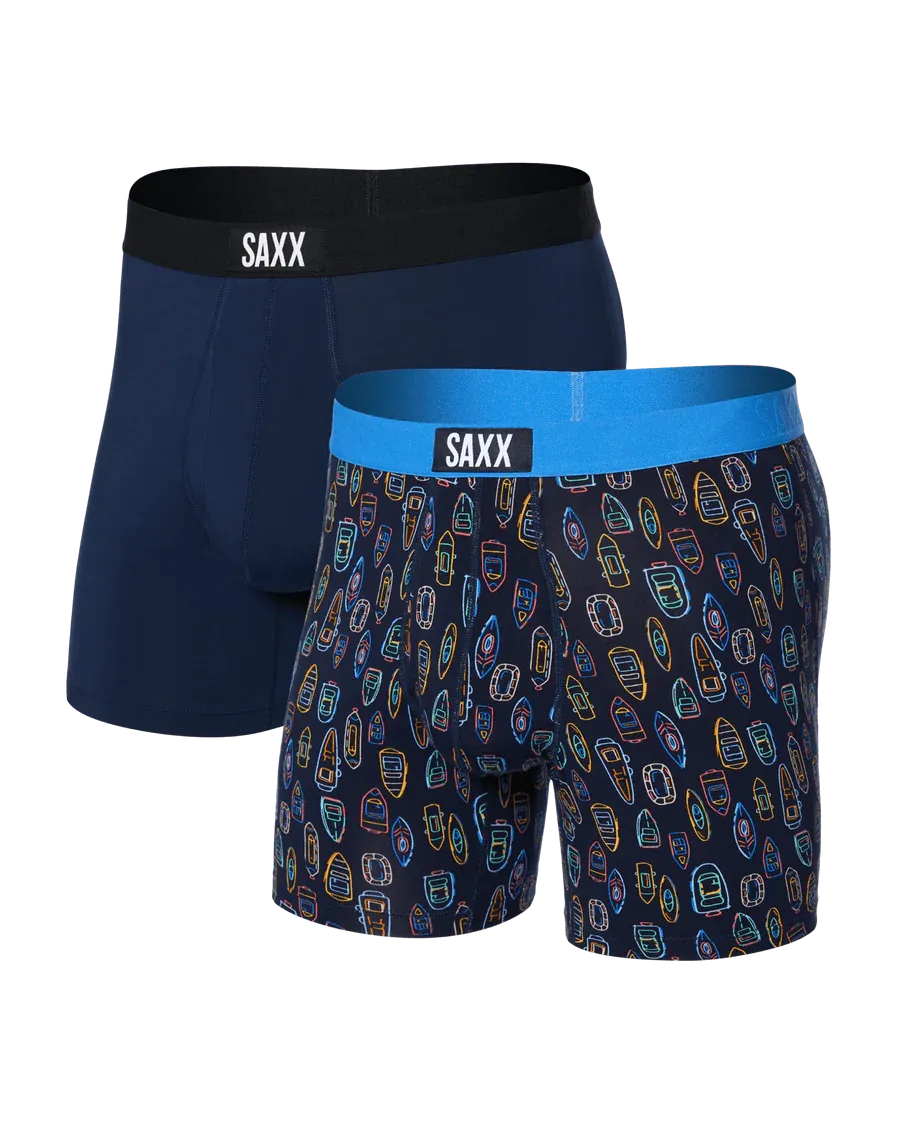 Ultra Super Soft (2 Pack) Boxer Brief - Bunch O' Boats/Maritime