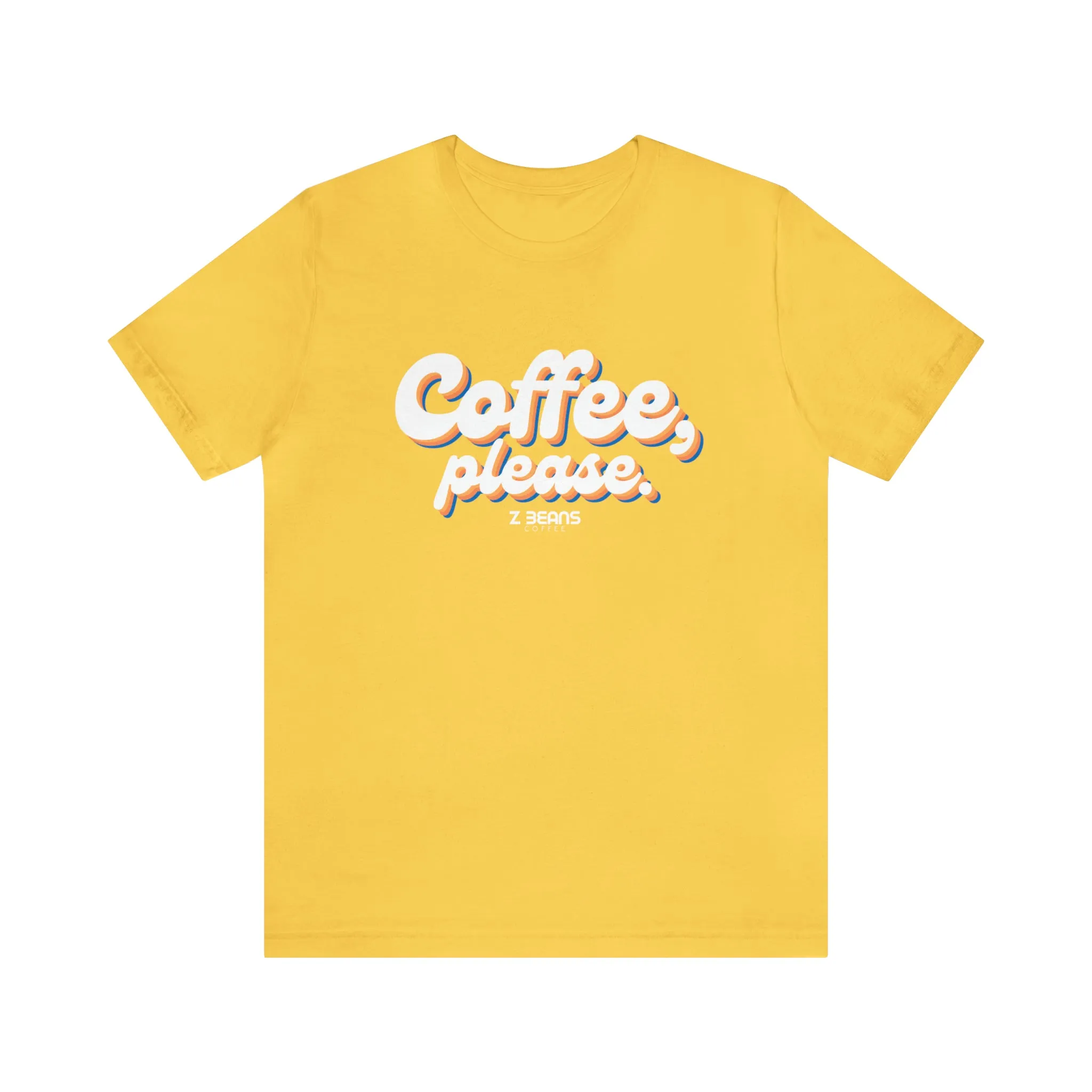 Unisex "Coffee, Please" Jersey Short Sleeve