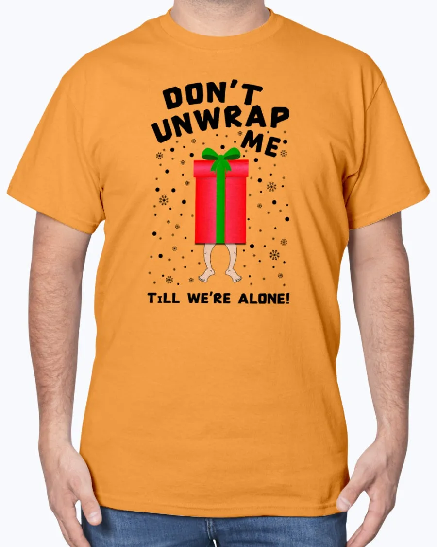 Unwrap Alone - Heavy Cotton T-Shirt (Mens)