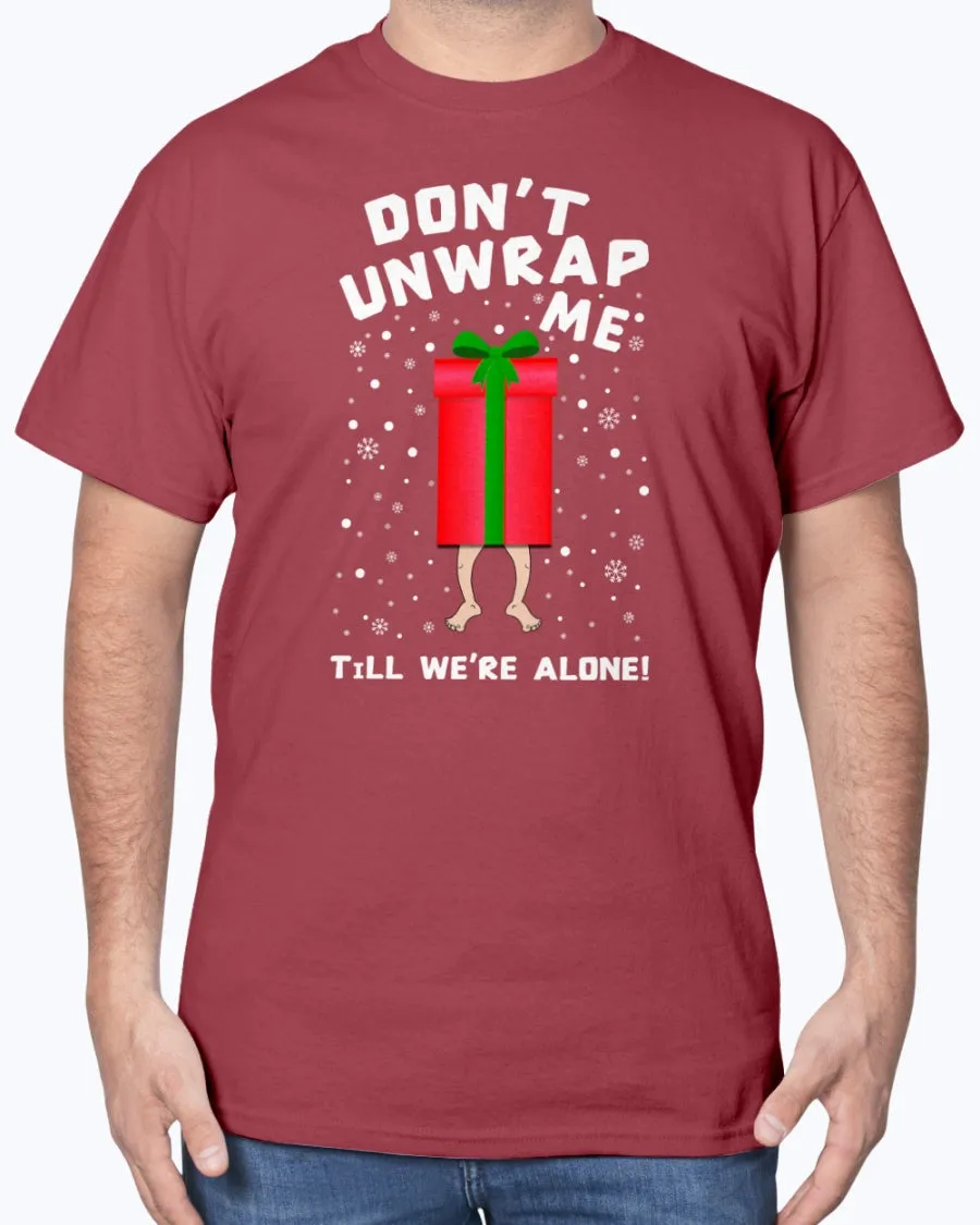 Unwrap Alone - Heavy Cotton T-Shirt (Mens)