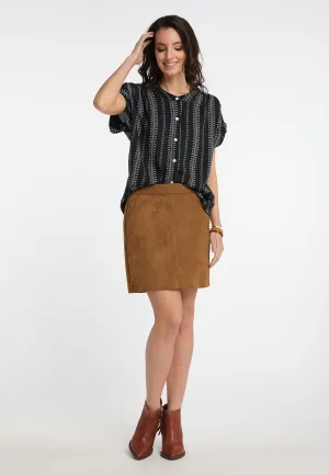 usha FESTIVAL Women's Short Sleeve Blouse