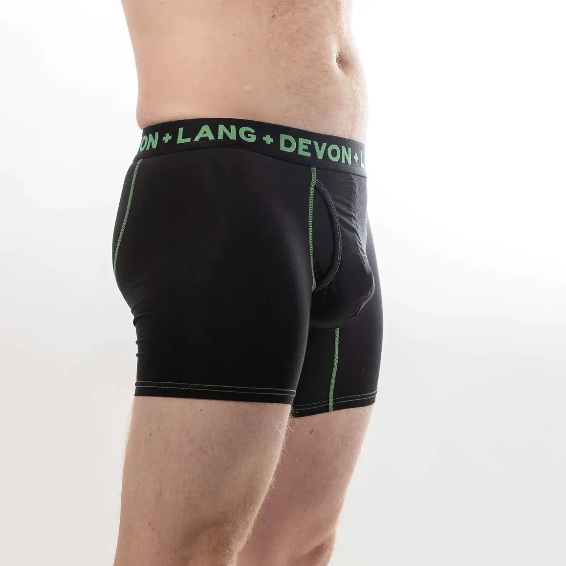 Venture Boxer Brief - Black Green