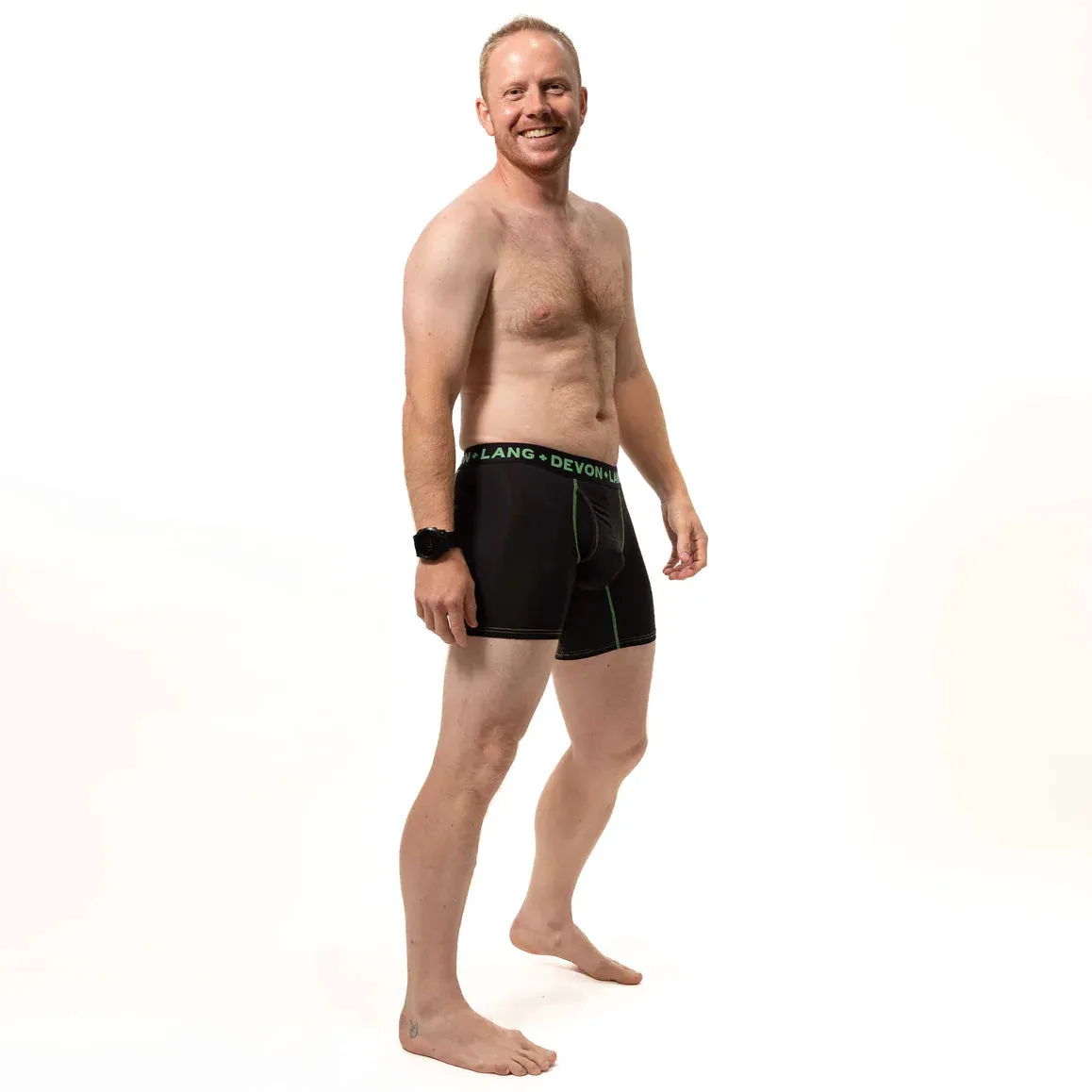 Venture Boxer Brief - Black Green