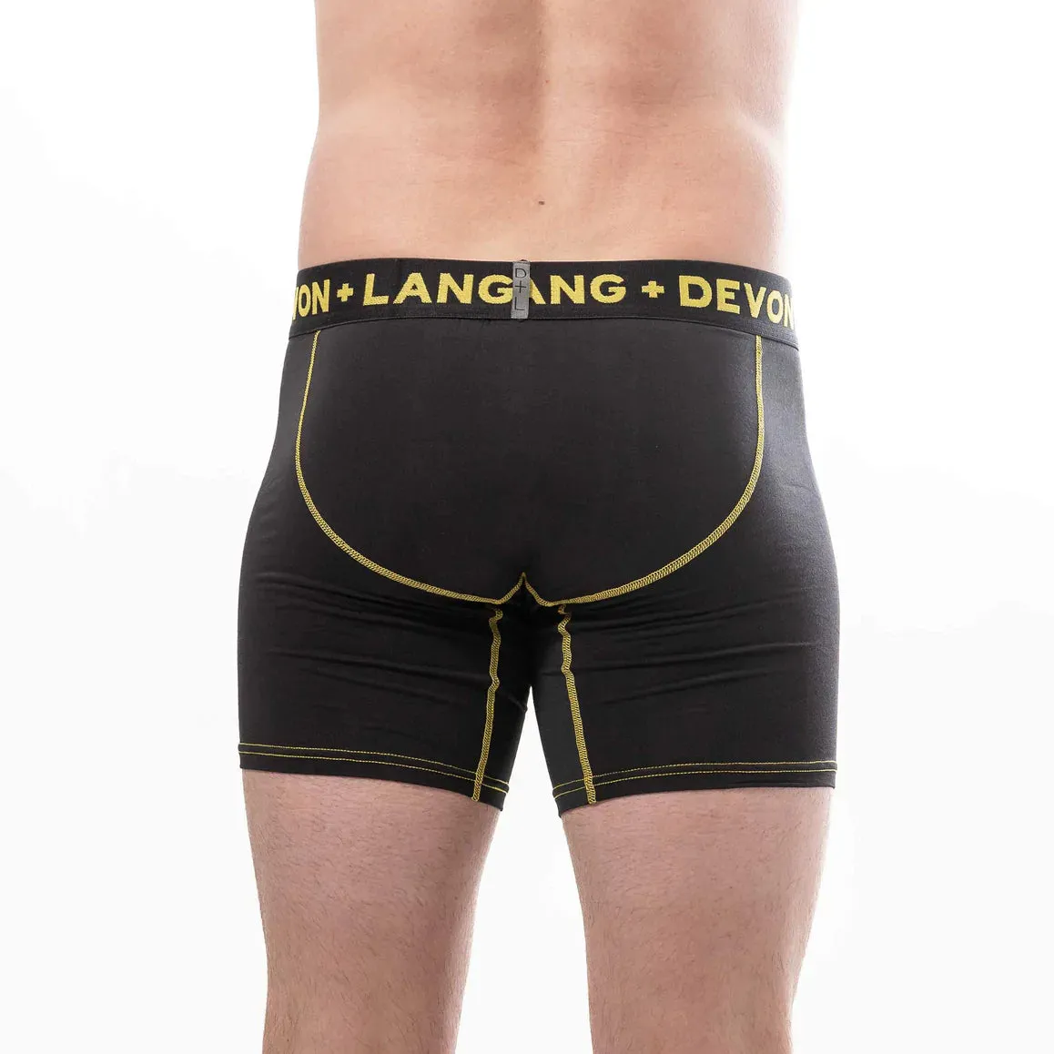 Venture Boxer Brief - Black Yellow