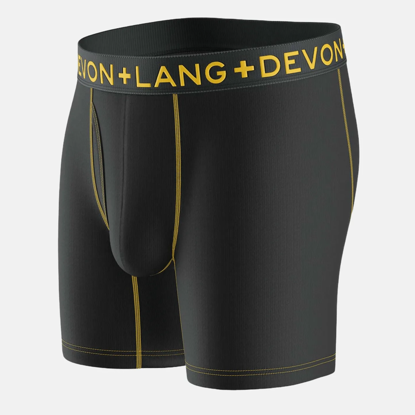 Venture Boxer Brief - Black Yellow