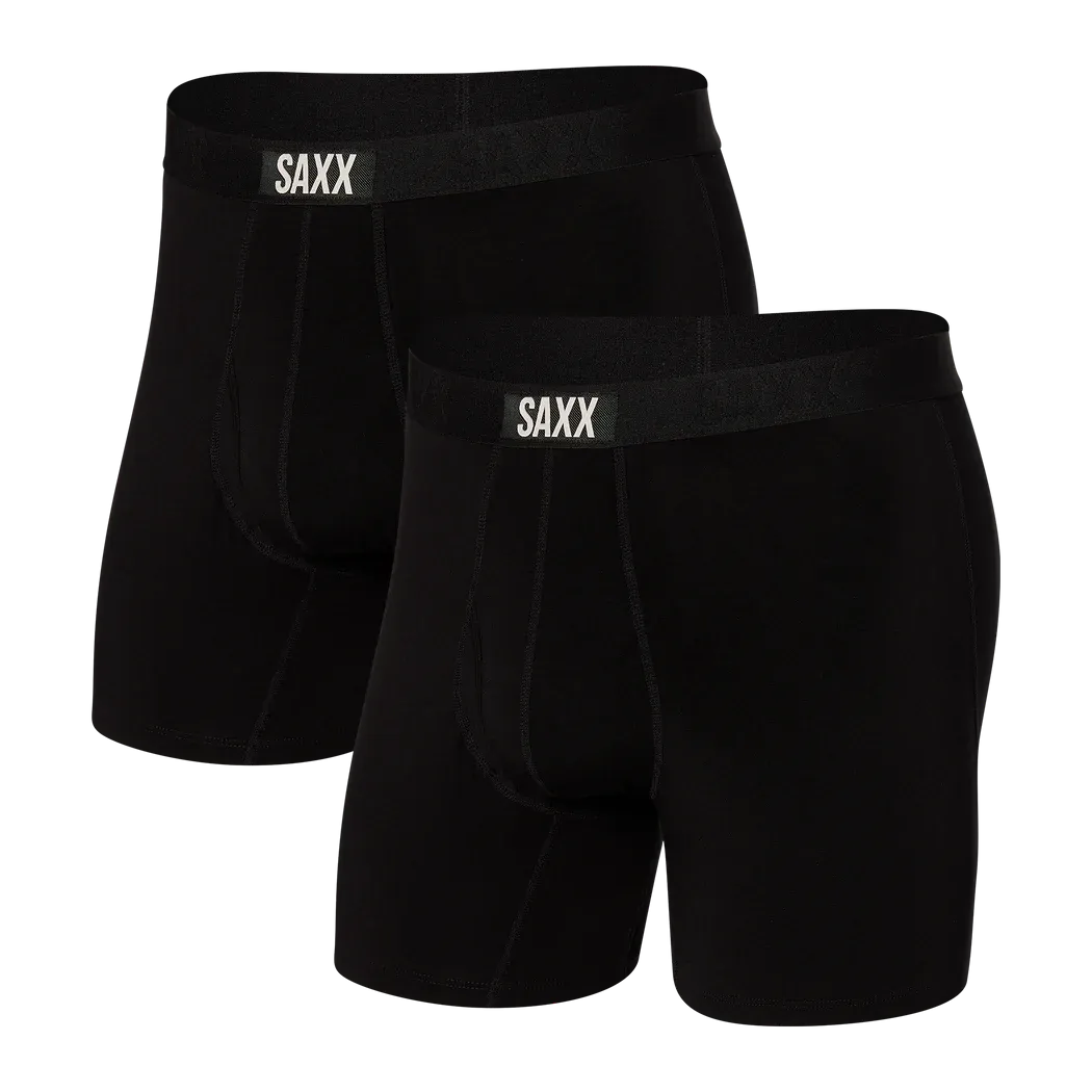 Vibe 2 Pack Boxer Brief - Black