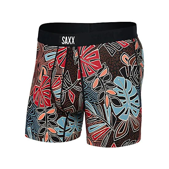 Vibe Boxer Brief - Desert Palms/Red Multi