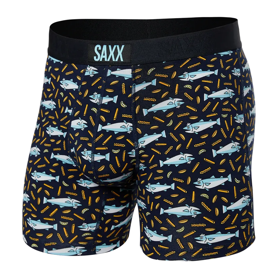 Vibe Boxer Brief - Fish & Chips/Navy