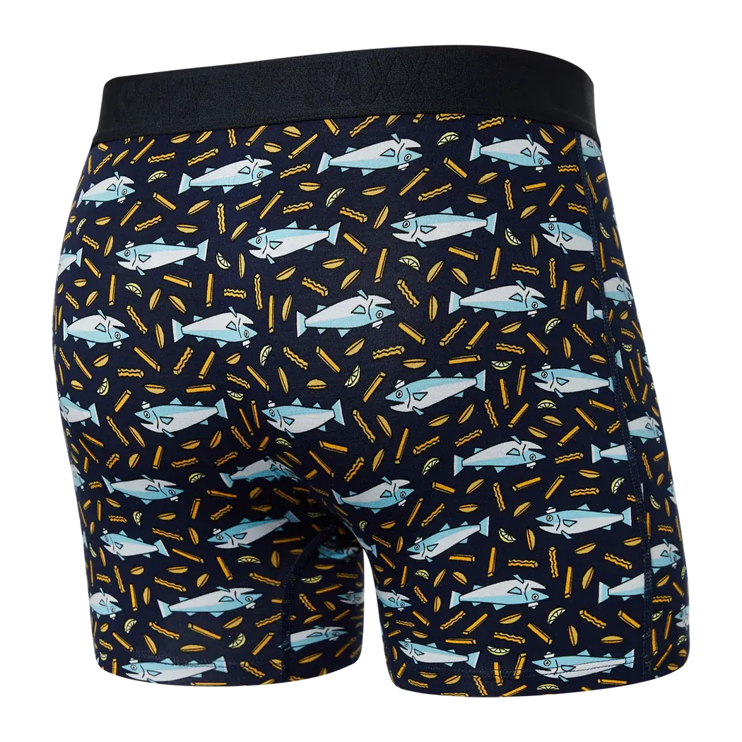 Vibe Boxer Brief - Fish & Chips/Navy