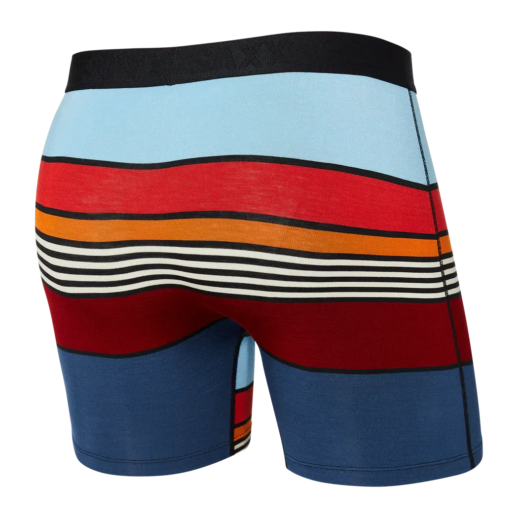 Vibe Boxer Brief - Navy Super Stripe