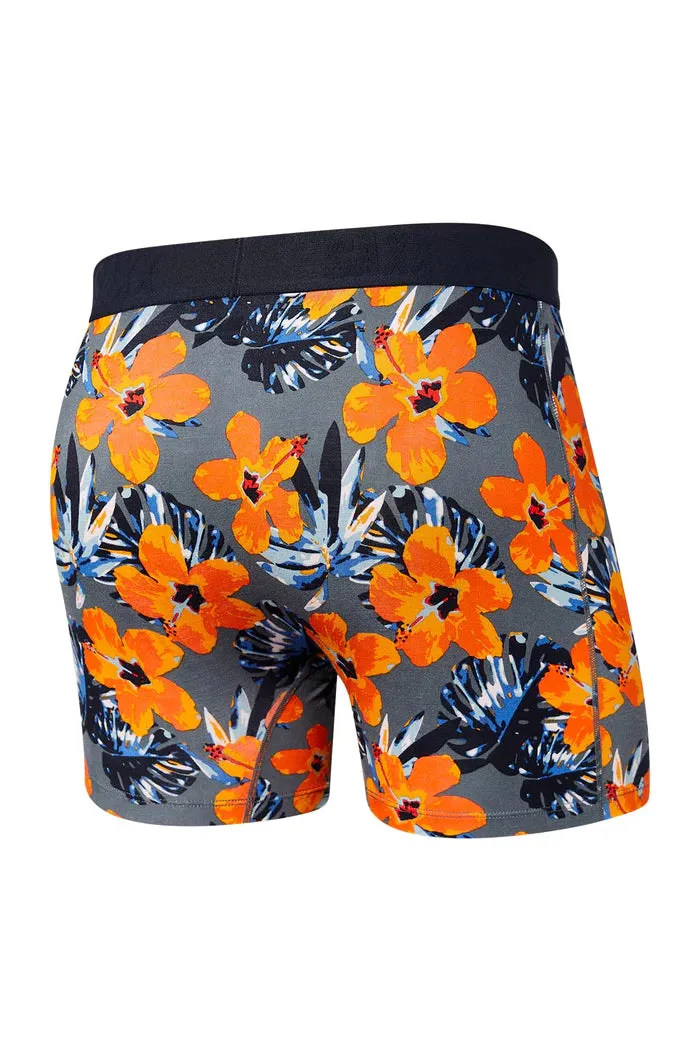 Vibe Boxer Brief - Solar Hibiscus Grey