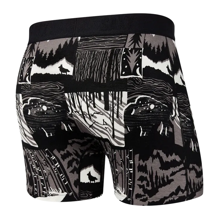 Vibe Boxer Brief - Winter Shadows Black