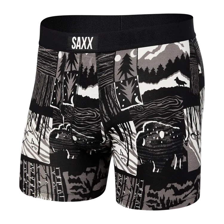 Vibe Boxer Brief - Winter Shadows Black