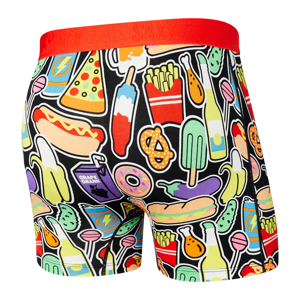 Vibe Super Soft Boxer Brief - Sticker Snacks Multi