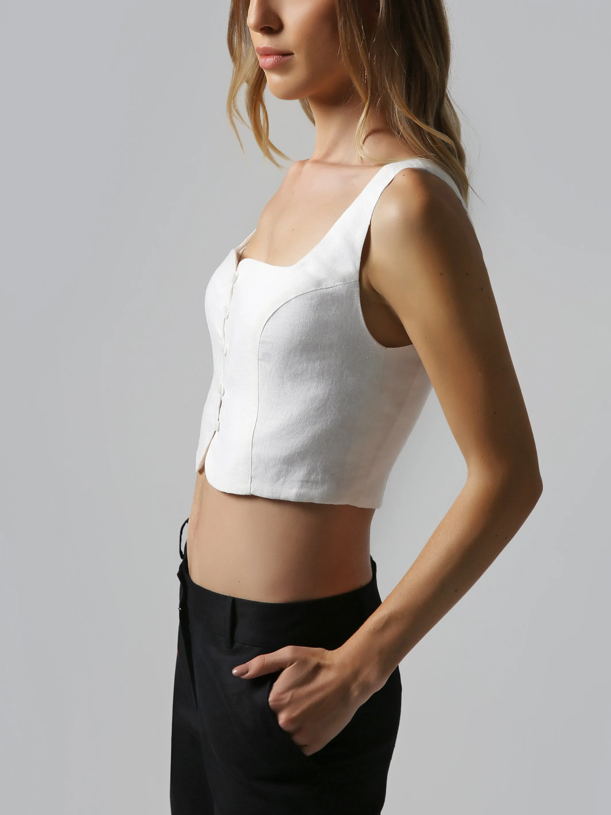 Visaltes Tailored Linen Pants