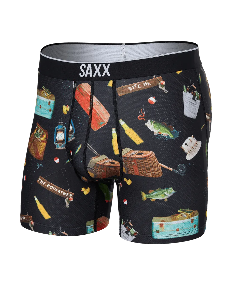 Volt Boxer Brief - Catch Phrases/Black