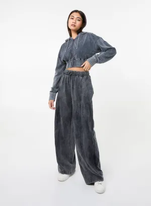 Wash Wide Leg Trousers