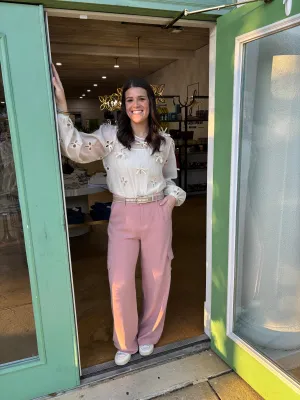 Wide Leg Cargo Trousers