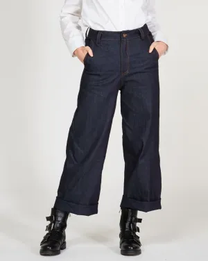 Wide Leg Denim Pant