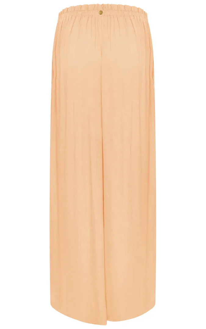 Wide Leg Trousers in Gold