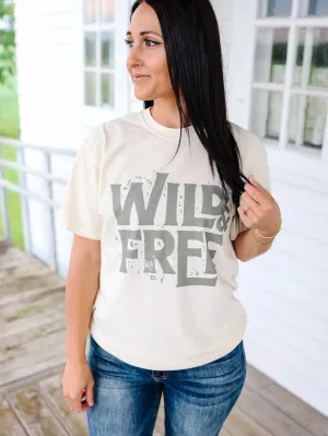 Wild & Free Graphic Tee - Ivory