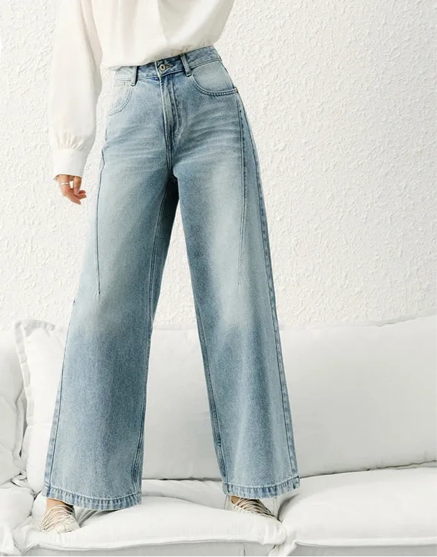 Women High-waisted New Spring Long Trousers