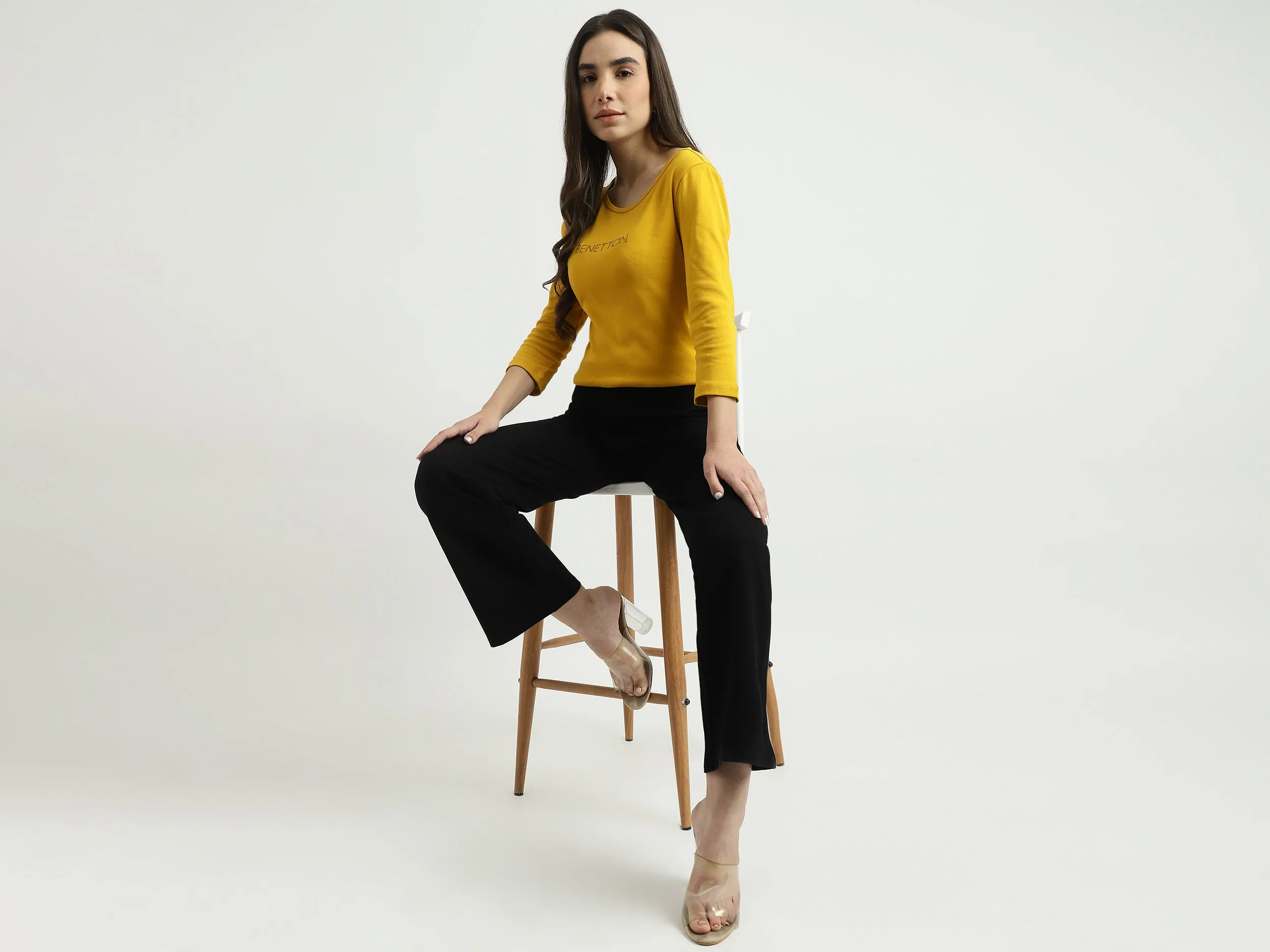 Women Solid Loose Fit Trousers