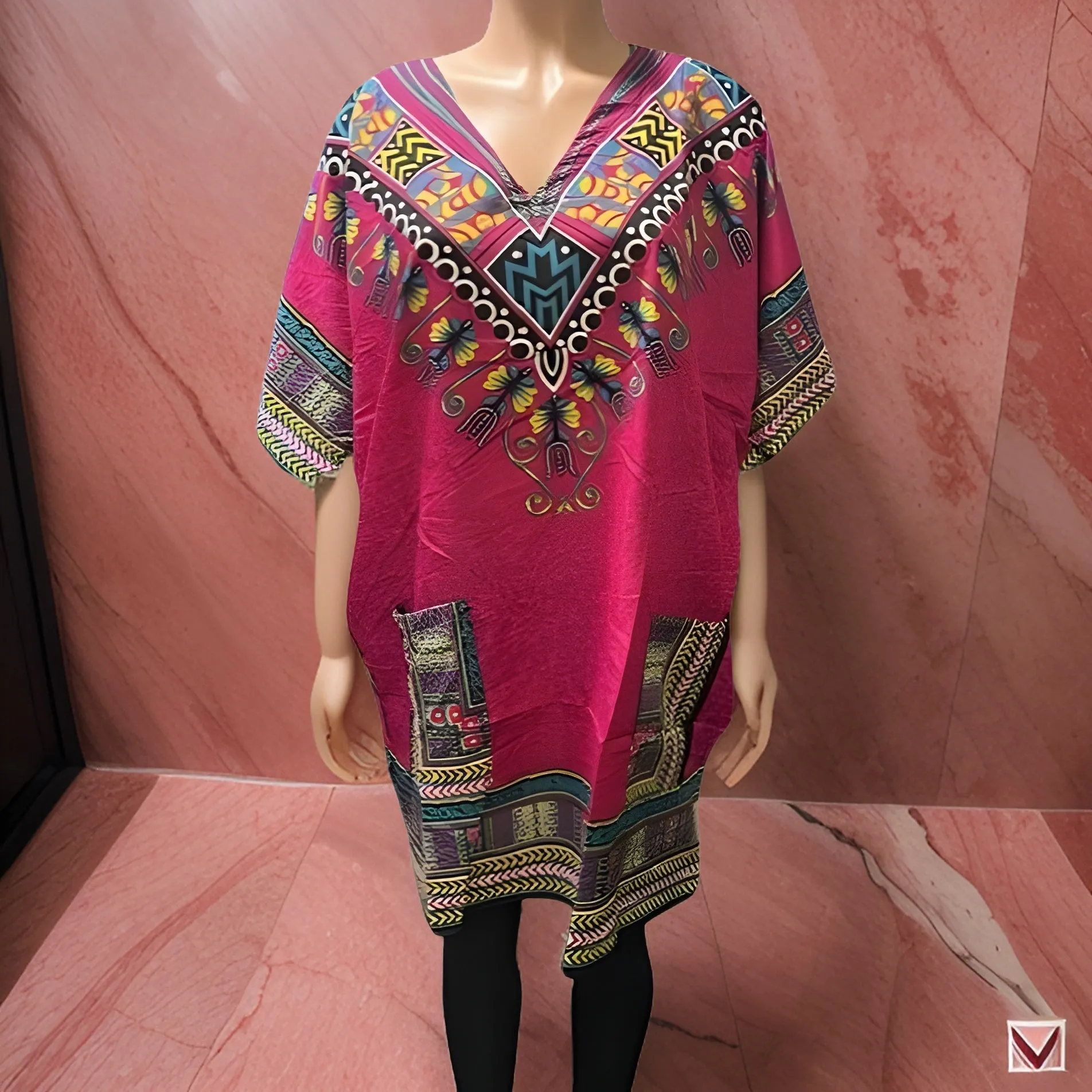 Women's African Dashiki Print Tunic