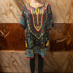 Women's African Dashiki Print Tunic