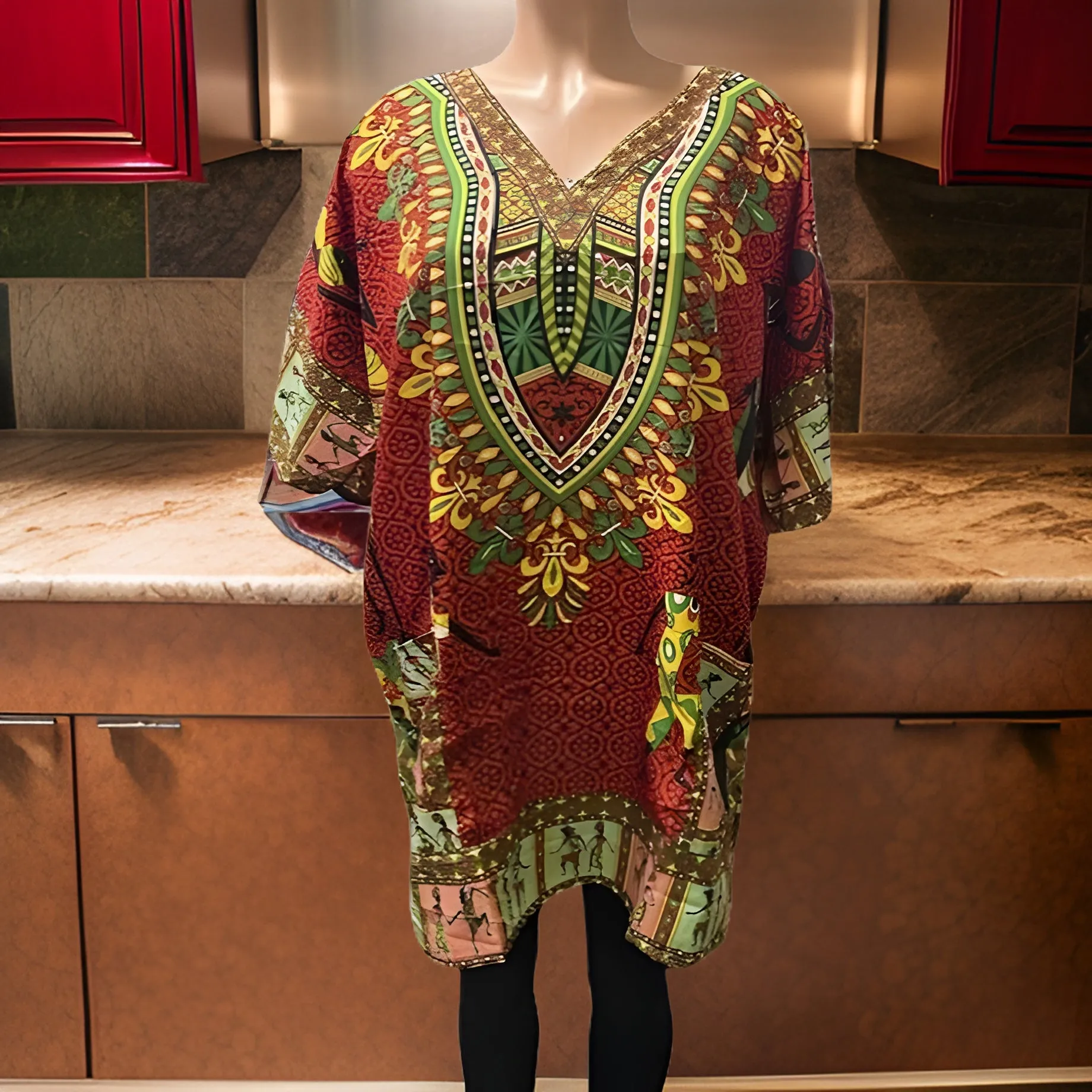 Women's African Dashiki Print Tunic