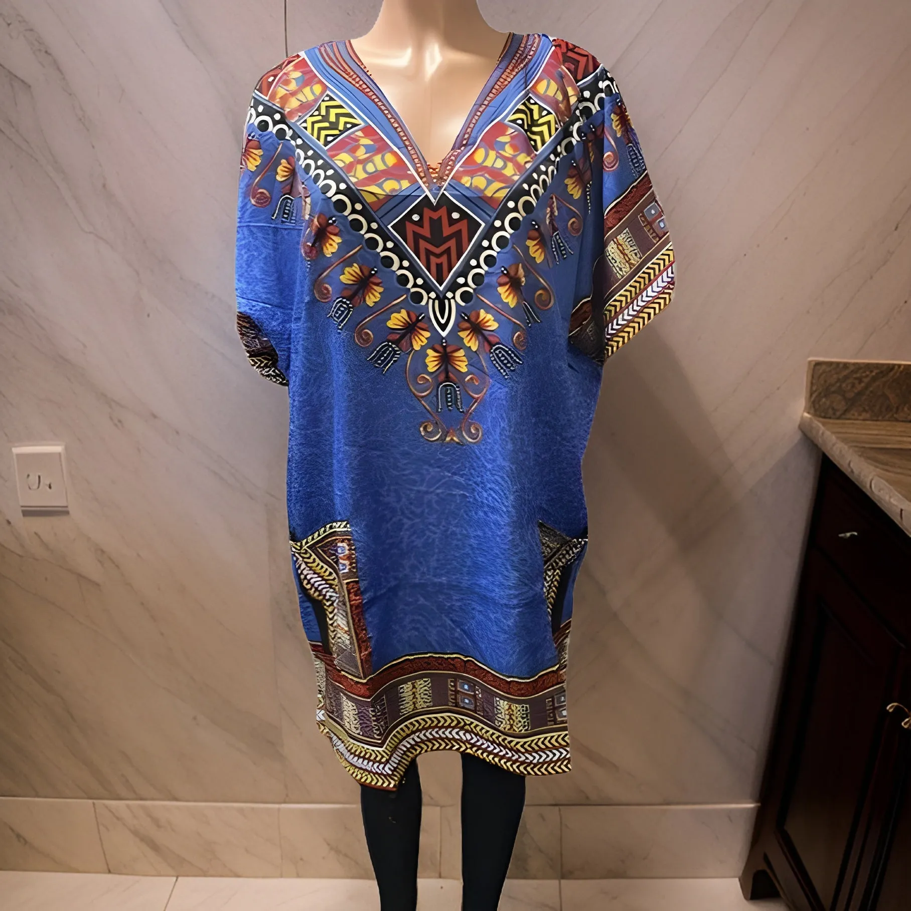 Women's African Dashiki Print Tunic