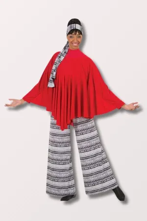 Women's Celebration of Spirit Capes Drapey Pullover - Scarlet