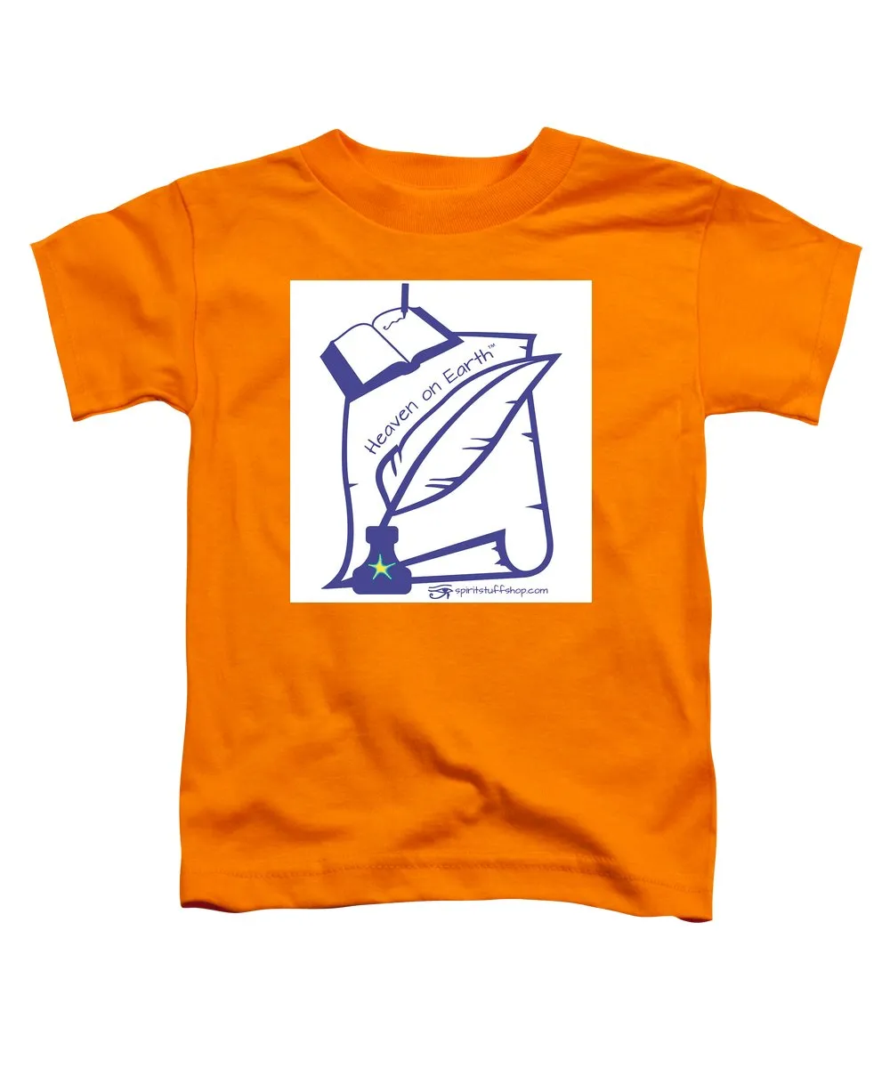 Writer Heaven On Earth - Toddler T-Shirt
