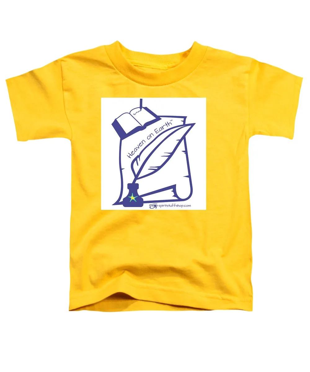 Writer Heaven On Earth - Toddler T-Shirt