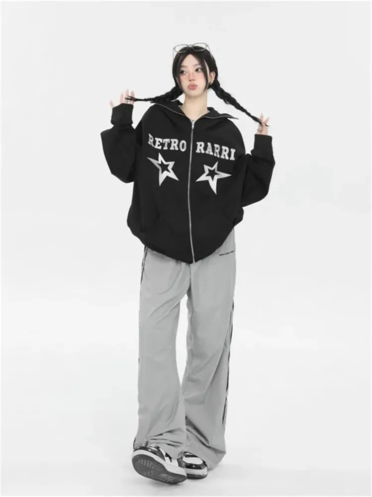 Y2K Women Streetwear Techwear Cargo Korean Harajuku Parachute Track Pants Men Tech Sweatpants Wide Leg Joggers Trousers Clothes