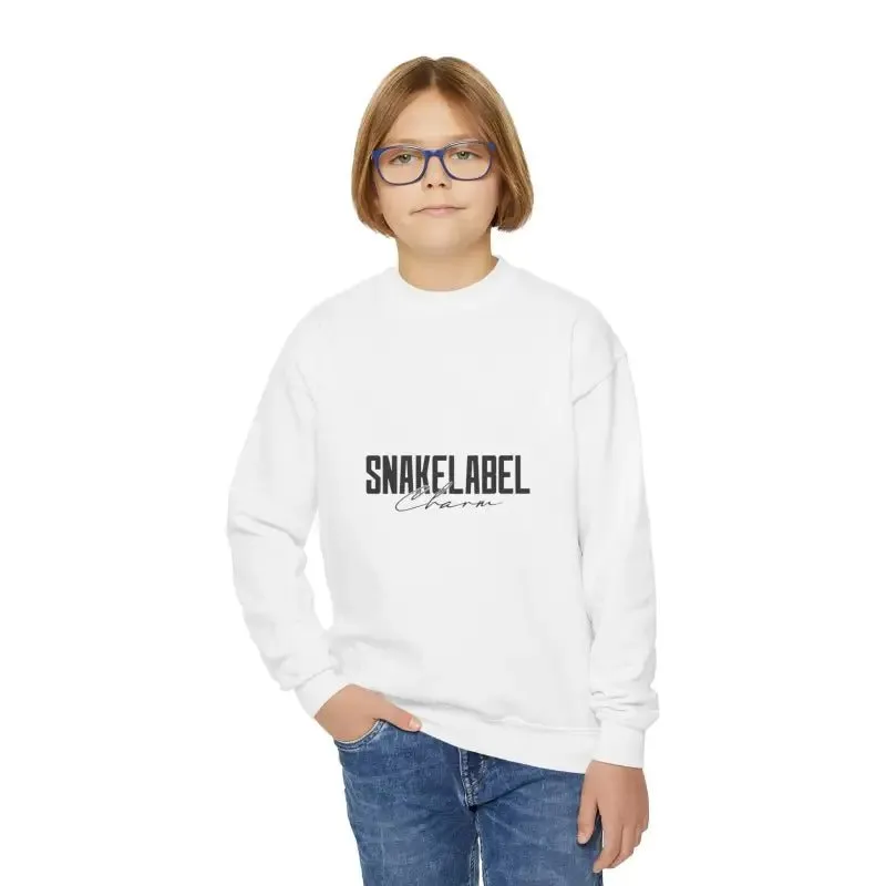Youth Crewneck Sweatshirt - 50/50 Cotton Polyester Blend, Medium-Heavy Fabric, Loose Fit